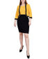 ფოტო #10 პროდუქტის Missy 3/4 Sleeve Textured Knit 2 Piece Dress Set