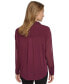 ფოტო #2 პროდუქტის Women's Mesh Button-Front Shirt