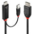 Фото #2 товара Lindy 41499 - 2 m - HDMI + USB Type-A - DisplayPort - Male - Male - Straight
