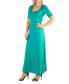 Фото #3 товара Women's Casual Maxi Dress with Sleeves