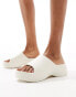 Фото #2 товара Stradivarius platform slipper in white