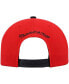 Фото #5 товара Men's Black and Red Philadelphia 76ers Hardwood Classics Sharktooth Snapback Hat