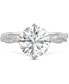 Moissanite Twist Engagement Ring (2-1/3 ct. t.w. DEW) in 14k White Gold