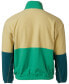 Men's Retro Rockin Colorblocked 1/2-Zip Sweatshirt Light Oak/clover/dark Jungle, S - фото #6