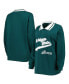 Women's Green Michigan State Spartans Happy Hour Long Sleeve Polo Shirt