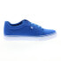 Фото #2 товара DC Anvil TX 320040-BWT Mens Blue Canvas Skate Inspired Sneakers Shoes
