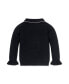 ფოტო #3 პროდუქტის Baby Girls Long Sleeve Ruffle Cuff Collar Sweater