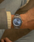 ფოტო #9 პროდუქტის Men's Odyssey II Silver-Tone Stainless Steel Bracelet Watch 42mm
