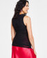 Фото #2 товара Women's Ruched Sleeveless Top, Created for Macy's