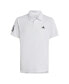 Juniors Club Tennis 3-Stripes Polo Shirt Белый, M - фото #2