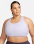 Фото #2 товара Nike Training Plus Swoosh bra in purple