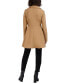 Фото #3 товара Women's Double-Breasted Wool Blend Skirted Coat