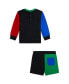 Baby Boys Logo Fleece Sweatshirt and Shorts Set