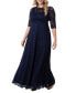 Фото #1 товара Women'sPlus Size Leona Lace Long Formal Gown