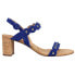 Фото #1 товара VANELi Mavis Studded Sling Back Womens Blue Casual Sandals 305555