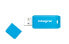 Фото #1 товара Integral 16GB 10PK USB2.0 DRIVE NEON BLUE - 16 GB - USB Type-A - 2.0 - 12 MB/s - Cap - Blue