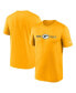 Фото #2 товара Men's Gold Green Bay Packers Horizontal Lockup Legend T-shirt