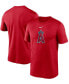 ფოტო #1 პროდუქტის Men's Los Angeles Angels Large Logo Legend Performance T-Shirt