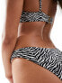 Фото #3 товара New Look scoop brief in zebra print