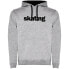 KRUSKIS Word Skating Two-Colour hoodie Серо-черный, 2XL - фото #1