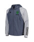 Фото #3 товара Men's Charcoal Austin FC All-Weather Raglan Hoodie Full-Zip Jacket