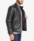 Men's Leather Moto Jacket, Created for Macy's