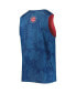 Фото #4 товара Men's Royal Chicago Cubs Floral Reversible Mesh Tank Top