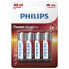 Фото #1 товара Батарейки Philips LR6P4B10 1.5 V