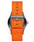 Field II Men's Orange Nylon Watch 41mm