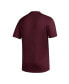 Фото #4 товара Men's Maroon Texas A&M Aggies Football Practice AEROREADY Pregame T-shirt