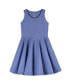 Toddler Girls Fair Trade Organic Cotton Solid Sleeveless Twirl Dress