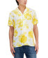 ფოტო #1 პროდუქტის Men's Camp-Collar Floral Shirt, Created for Macy's