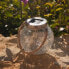 Фото #3 товара Set mit 2 Solarkugeln LUMISKY CRACK BALL CORD H13 cm Crackle-Glas zum Aufstellen Mikroseilgriff Warmweie LED