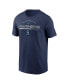 Фото #3 товара Men's Navy Seattle Mariners Team Engineered Performance T-shirt