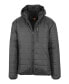 Men's Sherpa Lined Hooded Puffer Jacket