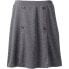 Women's School Uniform Ponte Button Front Skort Above the Knee