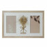 Photo frame DKD Home Decor 39 x 1,2 x 22 cm Crystal Natural White Shabby Chic
