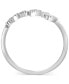 ფოტო #5 პროდუქტის EFFY® Diamond Zodiac Libra Ring (1/10 ct. t.w.) in Sterling Silver