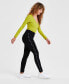 Фото #9 товара Women's Side-Studded Leggings, Created for Macy's