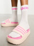 Фото #8 товара adidas Sportswear Adilette platform sliders in pink