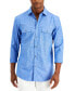 Фото #1 товара Men's Regular-Fit Solid Shirt, Created for Macy's