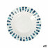 Deep Plate Quid Simetric Blue Ceramic 20 cm (12 Units)