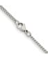 ფოტო #2 პროდუქტის Stainless Steel 2.25mm Round Curb Chain Necklace