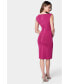 ფოტო #4 პროდუქტის Women's Cap Sleeve V-neck Mini Bandage Dress