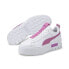 Фото #5 товара Puma Mayze Lace 38400701 Womens White Leather Lifestyle Sneakers Shoes