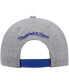 Фото #5 товара Men's Heathered Gray New York Knicks Hardwood Classics Team 2.0 Snapback Hat