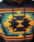ფოტო #6 პროდუქტის Men's Aztec Hooded Sweater