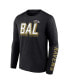 ფოტო #3 პროდუქტის Men's Black, Purple Baltimore Ravens Two-Pack T-shirt Combo Set