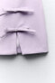 Mini skirt with ties