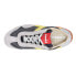 Фото #4 товара Diadora Equipe Suede Sw Lace Up Mens Grey, Orange, Yellow Sneakers Casual Shoes